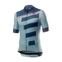 CASTELLI Kurzarm Fahrradtrikot - TROFEO - Blau/Hellblau