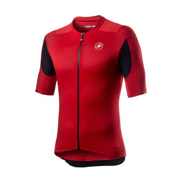 CASTELLI Kurzarm Fahrradtrikot - SUPERLEGGERA 2 - Rot/Schwarz