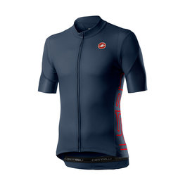 CASTELLI Kurzarm Fahrradtrikot - ENTRATA V - Blau