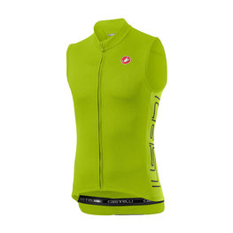 CASTELLI Ärmelloses Fahrradtrikot - ENTRATA V - Grün