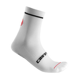 CASTELLI Klassische Fahrradsocken - ENTRATA 9 - Weiß