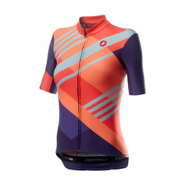 CASTELLI Kurzarm Fahrradtrikot - TALENTO LADY - mehrfarbig/Rosa