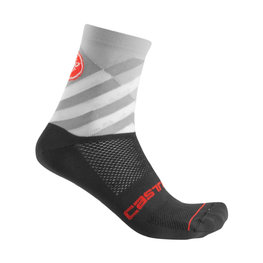 CASTELLI Klassische Fahrradsocken - TALENTO W LADY - Schwarz/Grau