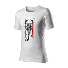 CASTELLI Kurzarm Fahrrad-Shirt - LOGO - Weiß