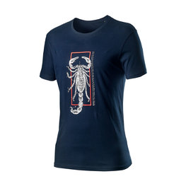 CASTELLI Kurzarm Fahrrad-Shirt - LOGO - Blau