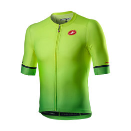 CASTELLI Kurzarm Fahrradtrikot - AERO RACE 6.0 - Gelb/Grün