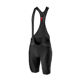 CASTELLI Kurze Fahrradhose mit Trägern - ENDURANCE 3 - Schwarz