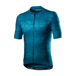 CASTELLI Kurzarm Fahrradtrikot - PAVE' - Blau