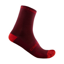 CASTELLI Klassische Fahrradsocken - SUPERLEGGERA T 12 - bordeaux