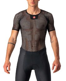 CASTELLI Kurzarm Fahrrad-Shirt - CORE MESH 3 - Schwarz