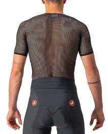 CASTELLI Kurzarm Fahrrad-Shirt - CORE MESH 3 - Schwarz
