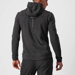CASTELLI Kapuzenpullover - MILANO FZ FLEECE - Schwarz