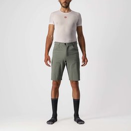 CASTELLI Fahrradshorts ohne Träger - UNLIMITED BAGGY - Grau