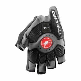 CASTELLI Fingerlose Fahrradhandschuhe - ROSSO CORSA PRO V - Grau