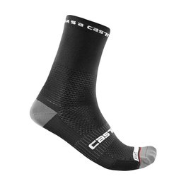 CASTELLI Klassische Fahrradsocken - ROSSO CORSA PRO 15 - Schwarz