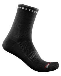 CASTELLI Klassische Fahrradsocken - ROSSO CORSA 11 LADY - Schwarz