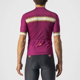 CASTELLI Kurzarm Fahrradtrikot - GRIMPEUR - Cyclamen