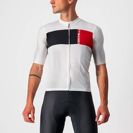 CASTELLI Kurzarm Fahrradtrikot - PROLOGO VII - Schwarz/Grau/Beige