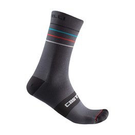 CASTELLI Klassische Fahrradsocken - ENDURANCE 15 - Grau