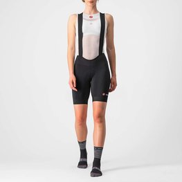 CASTELLI Kurze Fahrradhose mit Trägern - ENDURANCE LADY  - Schwarz