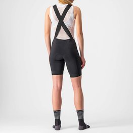 CASTELLI Kurze Fahrradhose mit Trägern - ENDURANCE LADY  - Schwarz