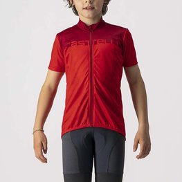 CASTELLI Kurzarm Fahrradtrikot - NEO PROLOGO KIDS - Rot