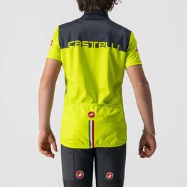 CASTELLI Kurzarm Fahrradtrikot - NEO PROLOGO KIDS - Gelb/Blau
