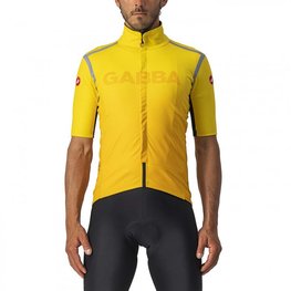 CASTELLI Kurzarm Fahrradtrikot - GABBA ROS SPECIAL - Gelb