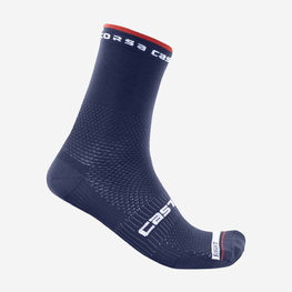 CASTELLI Klassische Fahrradsocken - ROSSO CORSA - Blau