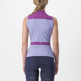 CASTELLI Ärmelloses Fahrradtrikot - SOLARIS LADY - Lila