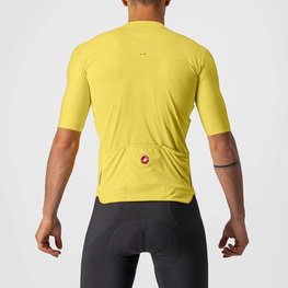 CASTELLI Kurzarm Fahrradtrikot - PROLOGO VII - Gelb/Elfenbein