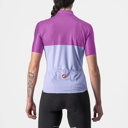 CASTELLI Kurzarm Fahrradtrikot - VELOCISSIMA LADY - Lila