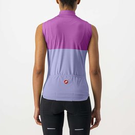 CASTELLI Ärmelloses Fahrradtrikot - VELOCISSIMA LADY - Lila
