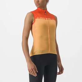 CASTELLI Ärmelloses Fahrradtrikot - VELOCISSIMA LADY - Orange