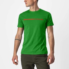 CASTELLI Kurzarm Fahrrad-Shirt - VENTAGLIO TEE - Grün