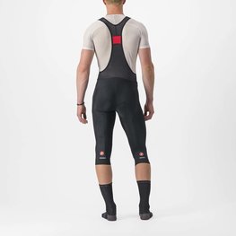 CASTELLI Kurze Fahrradhose mit Trägern - ENTRATA 2 3/4 - Schwarz