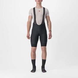 CASTELLI Kurze Fahrradhose mit Trägern - UNLIMITED CARGO - Schwarz