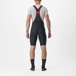 CASTELLI Kurze Fahrradhose mit Trägern - UNLIMITED CARGO - Schwarz