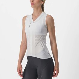 CASTELLI Ärmelloses Fahrradtrikot - ANIMA 4 LADY - Elfenbein