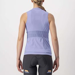 CASTELLI Ärmelloses Fahrradtrikot - ANIMA 4 LADY - Lila