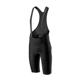 CASTELLI Kurze Fahrradhose mit Trägern - VELOCISSIMO IV - Schwarz/Weiß