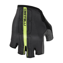 CASTELLI Fingerlose Fahrradhandschuhe - TEMPO - Grau/Gelb