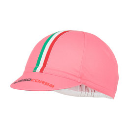 CASTELLI Fahrradmütze - ROSSO CORSA  - Rosa