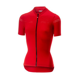 CASTELLI Kurzarm Fahrradtrikot - PROMESSA 2.0 LADY - Rot