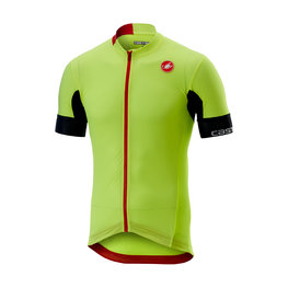 CASTELLI Kurzarm Fahrradtrikot - AERO RACE 4.1 SOLID - Gelb