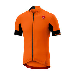 CASTELLI Kurzarm Fahrradtrikot - AERO RACE 4.1 SOLID - Orange