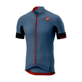 CASTELLI Kurzarm Fahrradtrikot - AERO RACE 4.1 SOLID - Blau