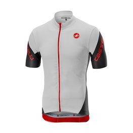 CASTELLI Kurzarm Fahrradtrikot - ENTRATA 3.0 - Weiß/Rot