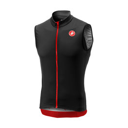 CASTELLI Ärmelloses Fahrradtrikot - ENTRATA 3.0 - Schwarz/Rot