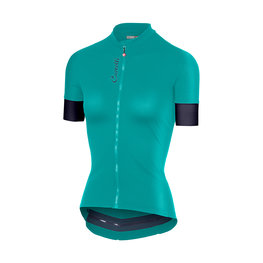 CASTELLI Kurzarm Fahrradtrikot - ANIMA 2.0 LADY - Blau/Grün